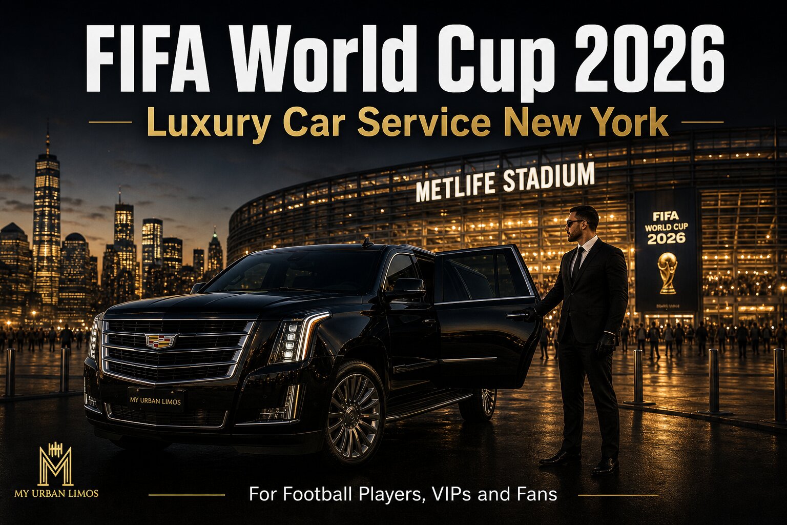FIFA World Cup 2026 NYC: Luxury Car Service for Football Players, VIPs and Fans