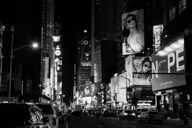 Times Square at night