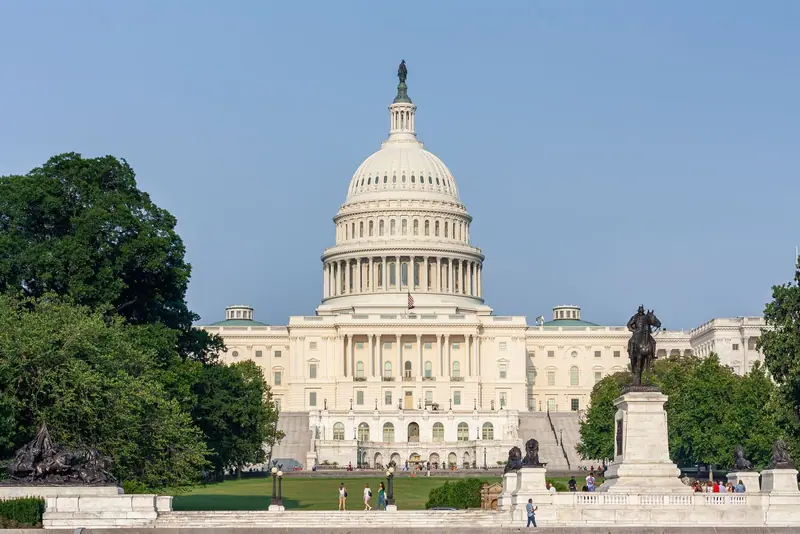 United States Capitol building in Washington DC